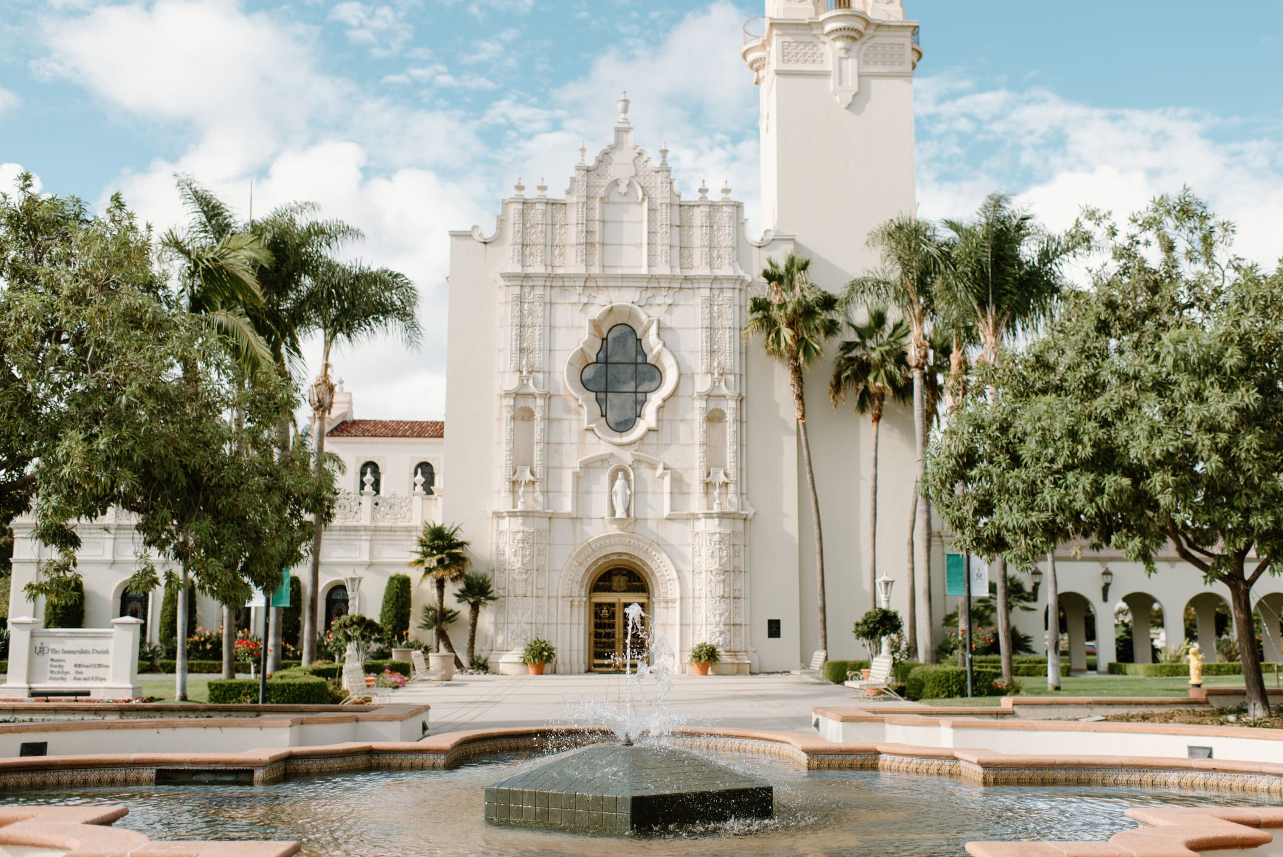 The beautiful architecture of the Immaculata Catholic Church