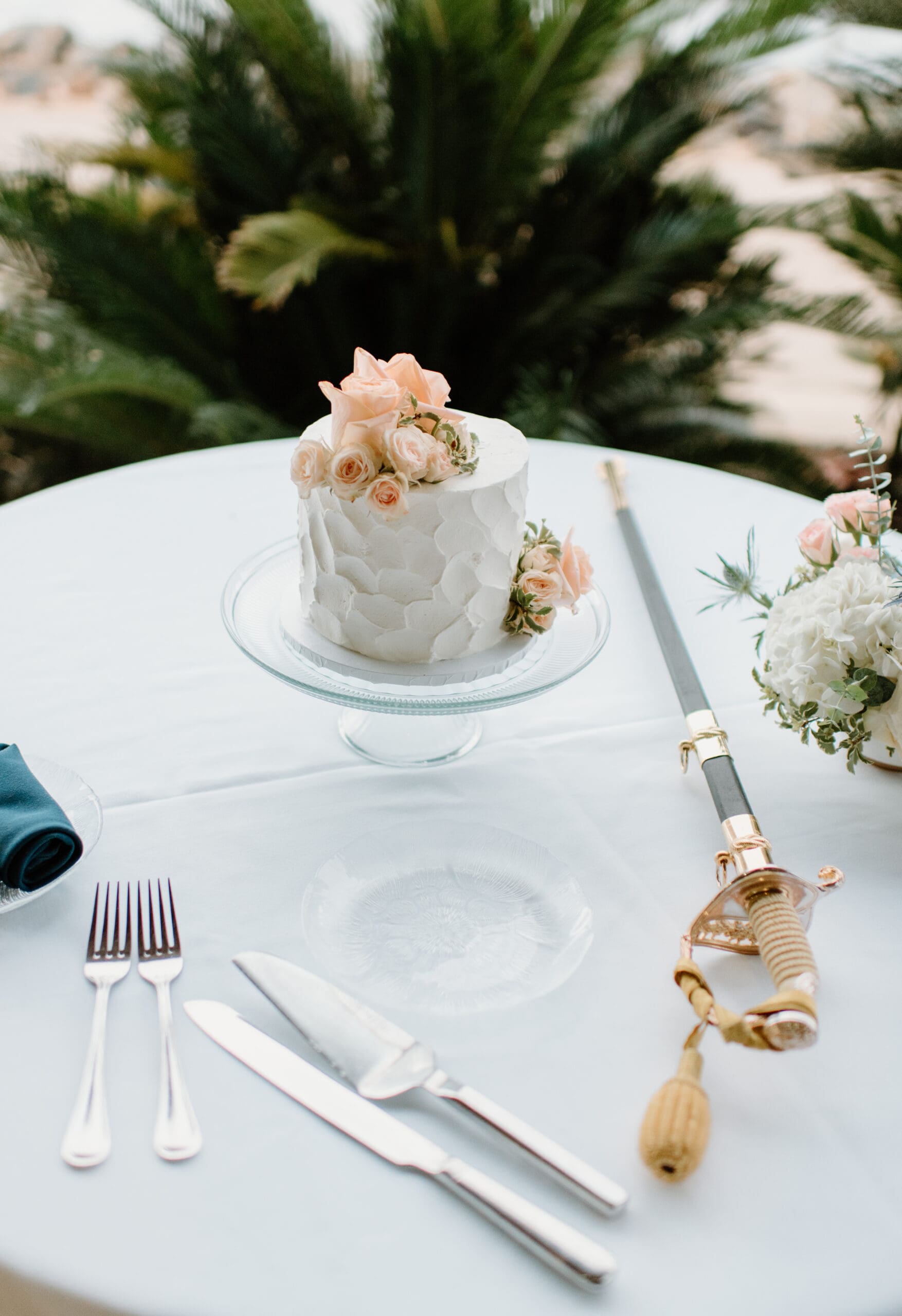 Some of the details of Madelyn and Harrison's Bali Hai Wedding